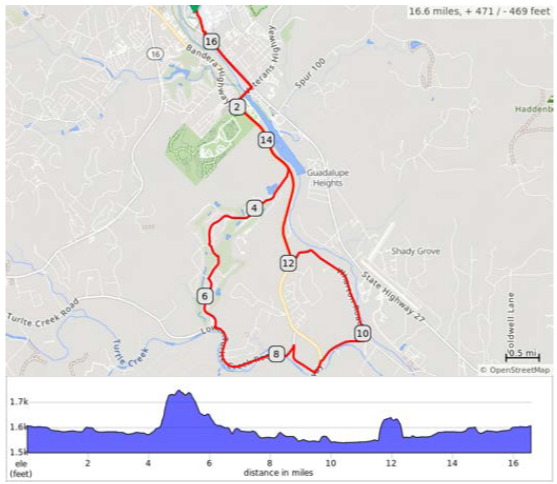 2026 Saturday 17 Mile Map