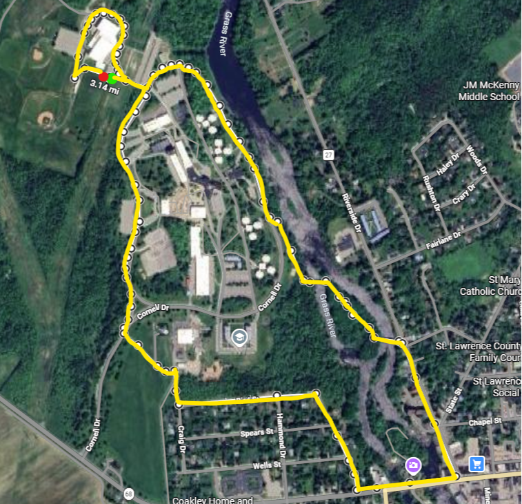 5K Walk and Run Route