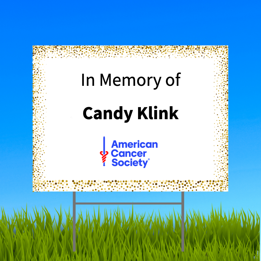 In Memory of Candy Klink