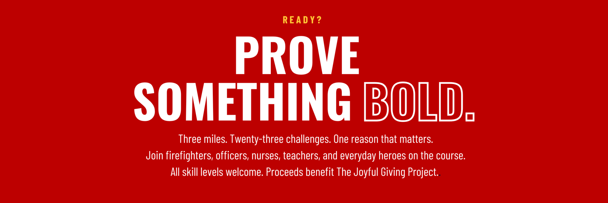 Sign up for Strength to Serve Challenge