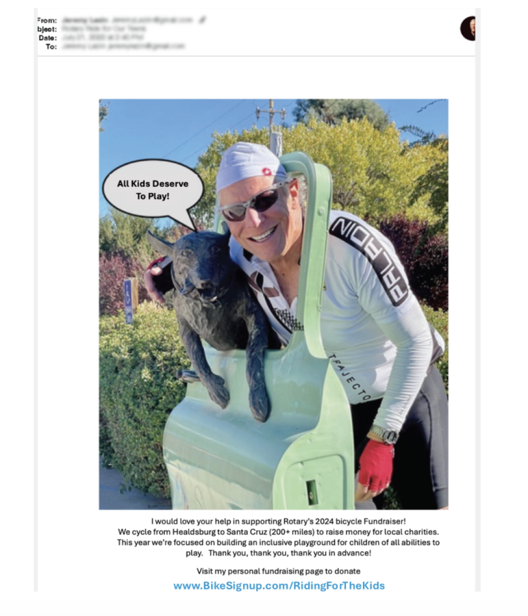 Sample fundraising email