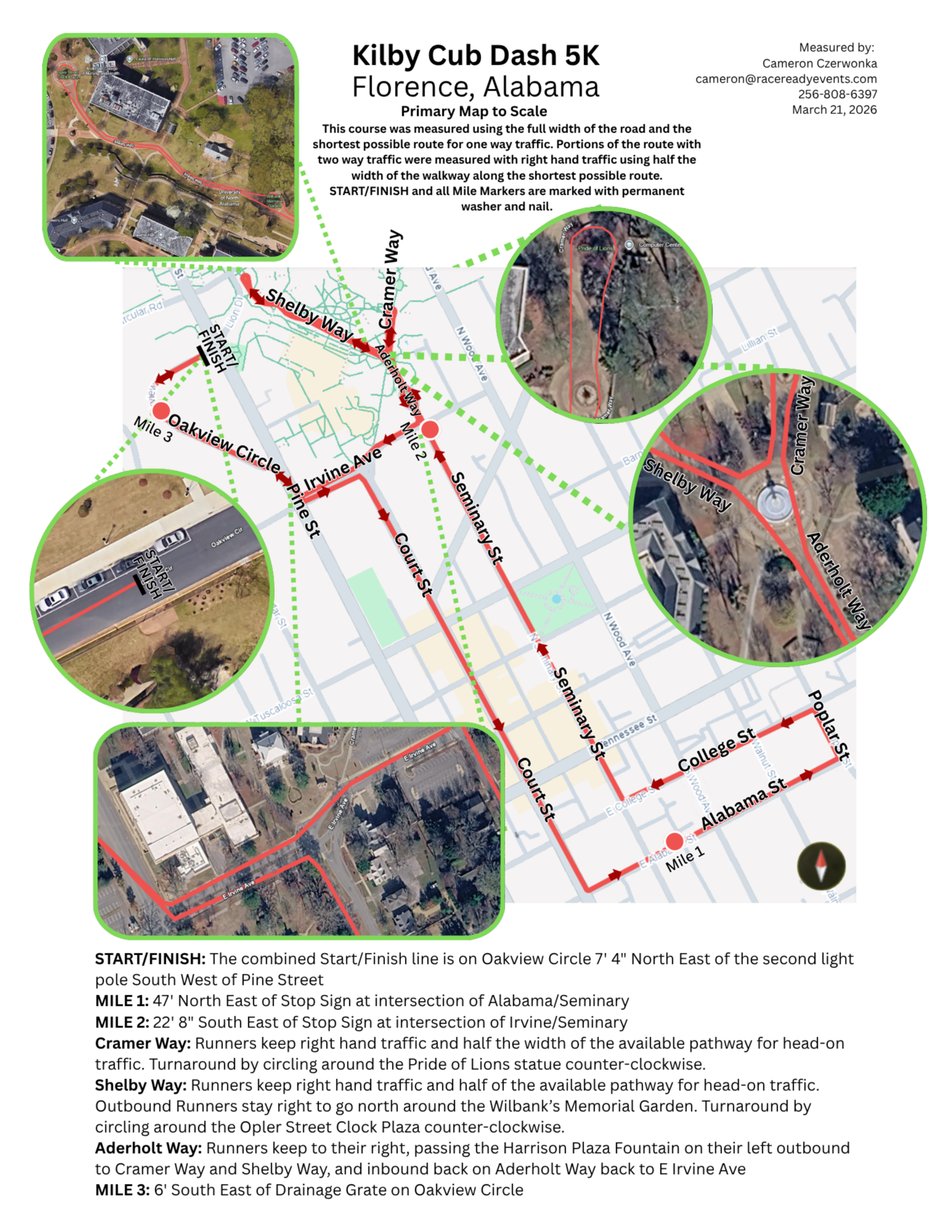 Certified 5K Race Map