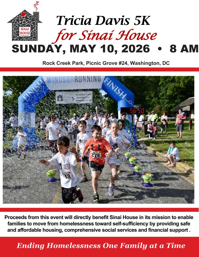 2025 Tricia Davis 5K for Sinai House Race Booklet Cover