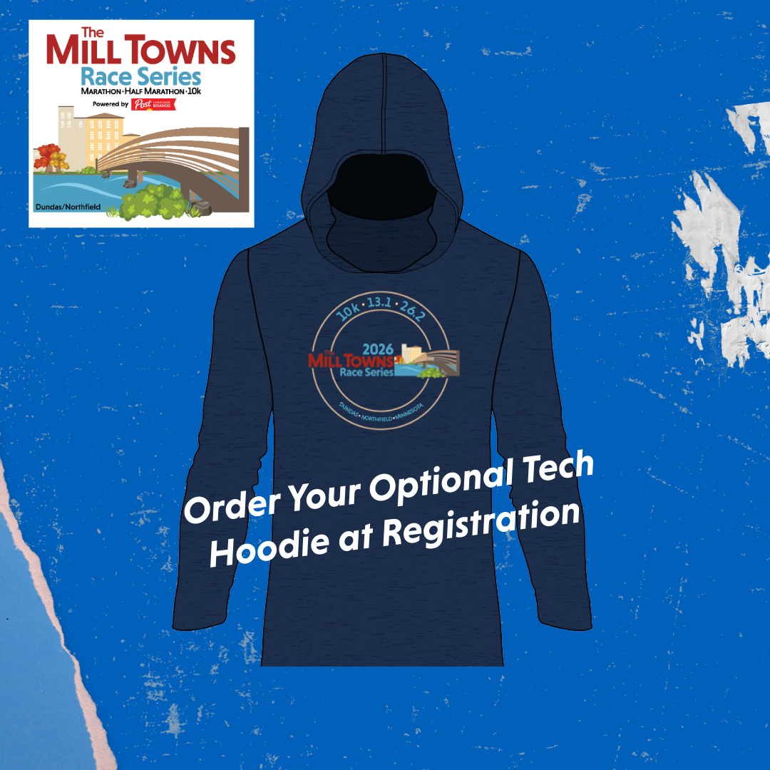 Mill Towns Race Series optional tech hoodie