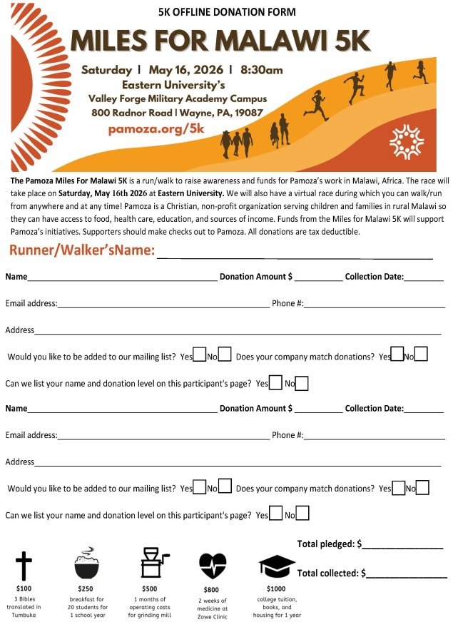 2026 Offline Donation Form Updated