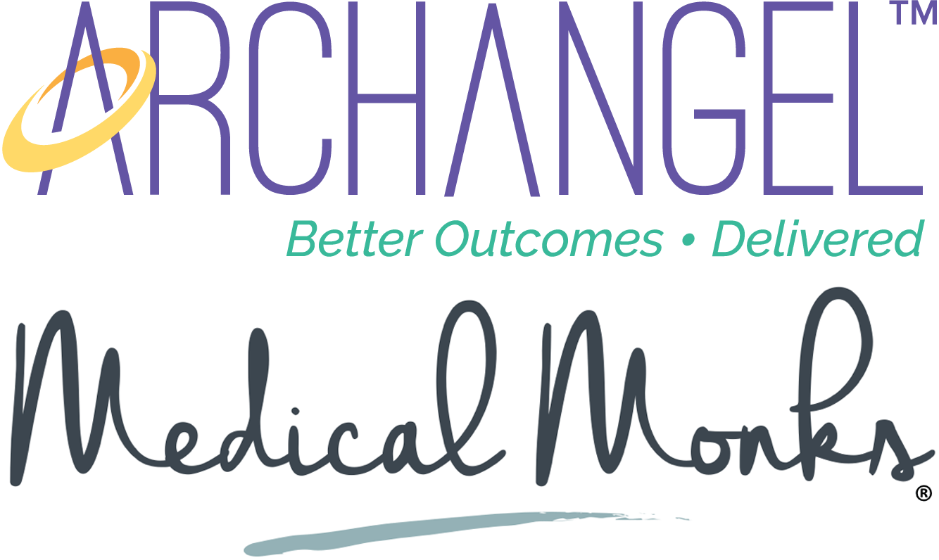 Archangel and Medical Monks combined logo