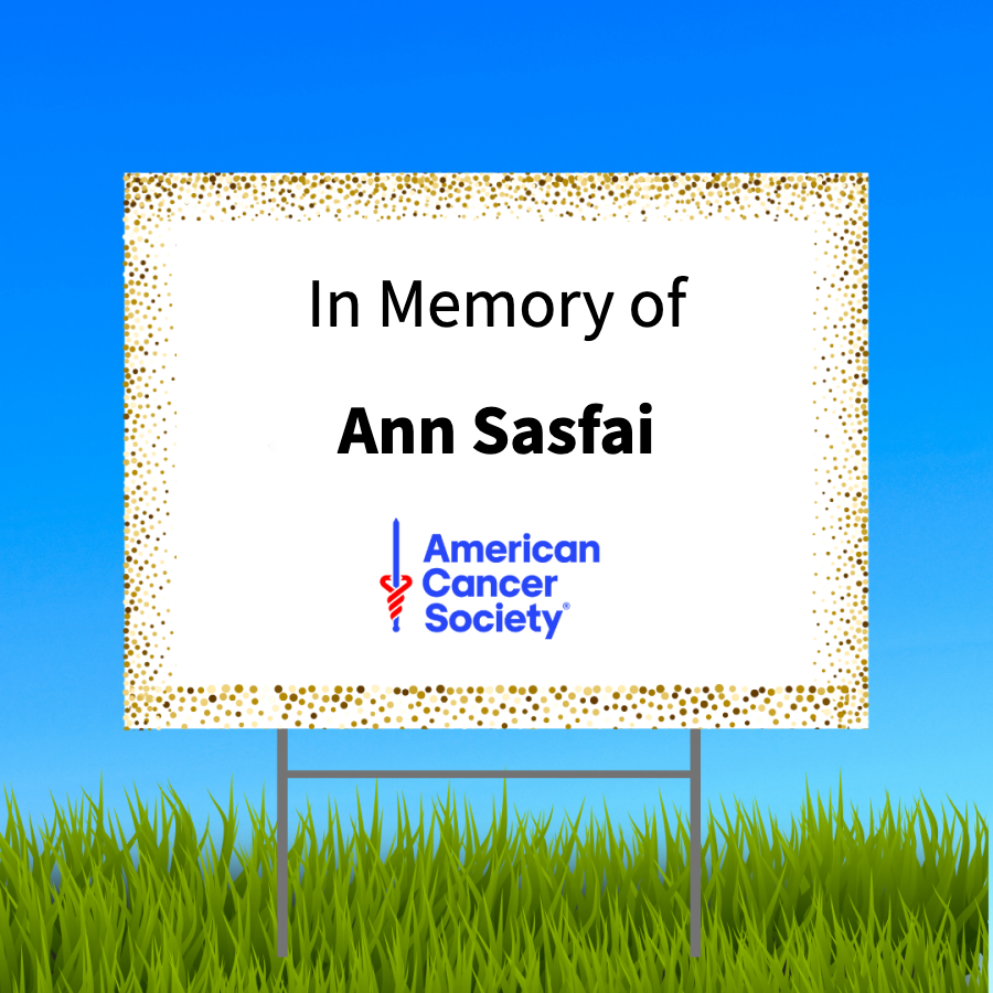 In Memory of Ann Sasfai