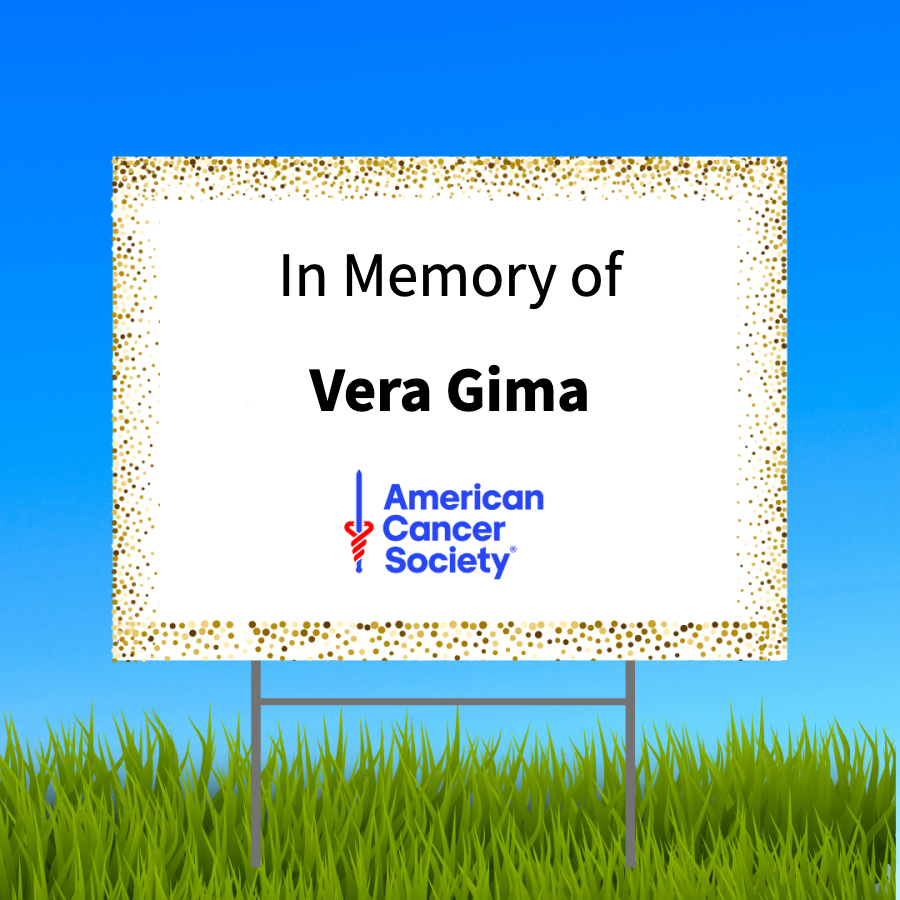 In Memory of Vera Gima