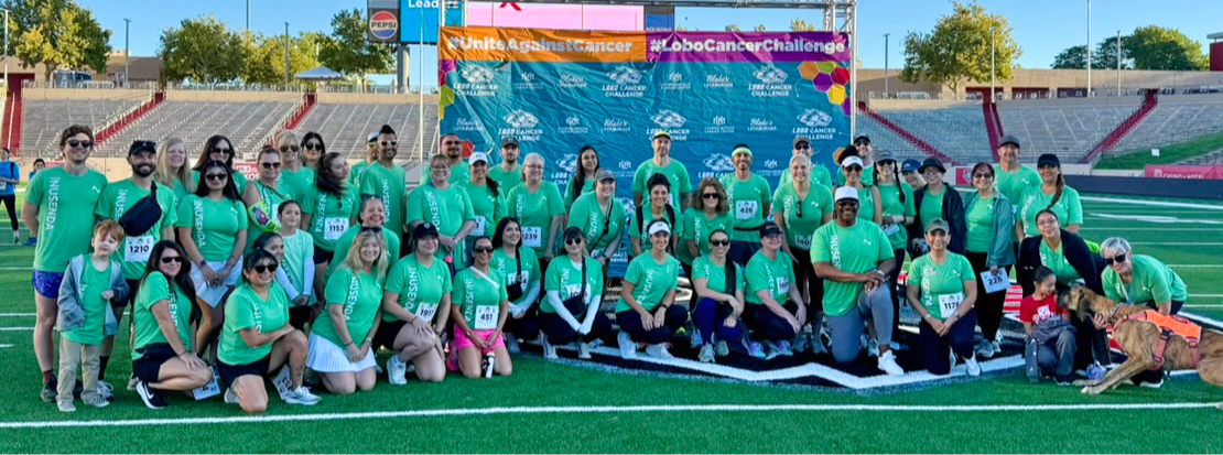 Team Nusenda at University Stadium, Lobo Cancer Challenge 2025