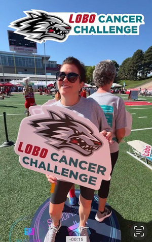 Lobo Cancer Challenge 2026 Ambassador Jayne Holmes
