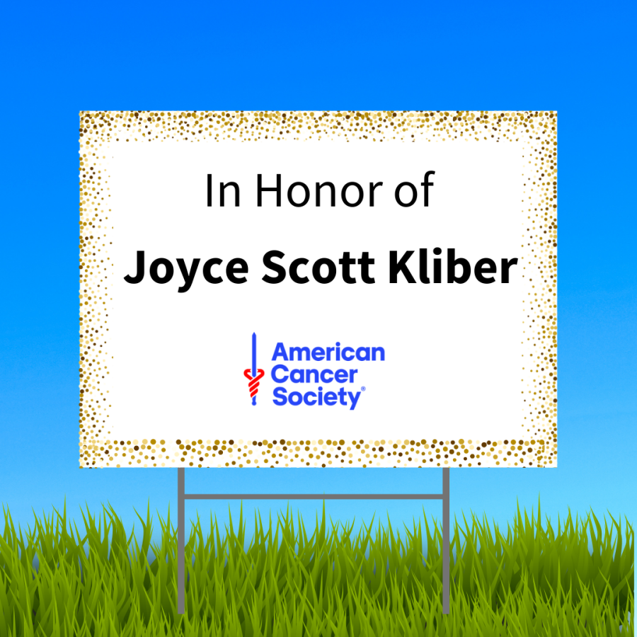In Honor of Joyce Scott Klieber