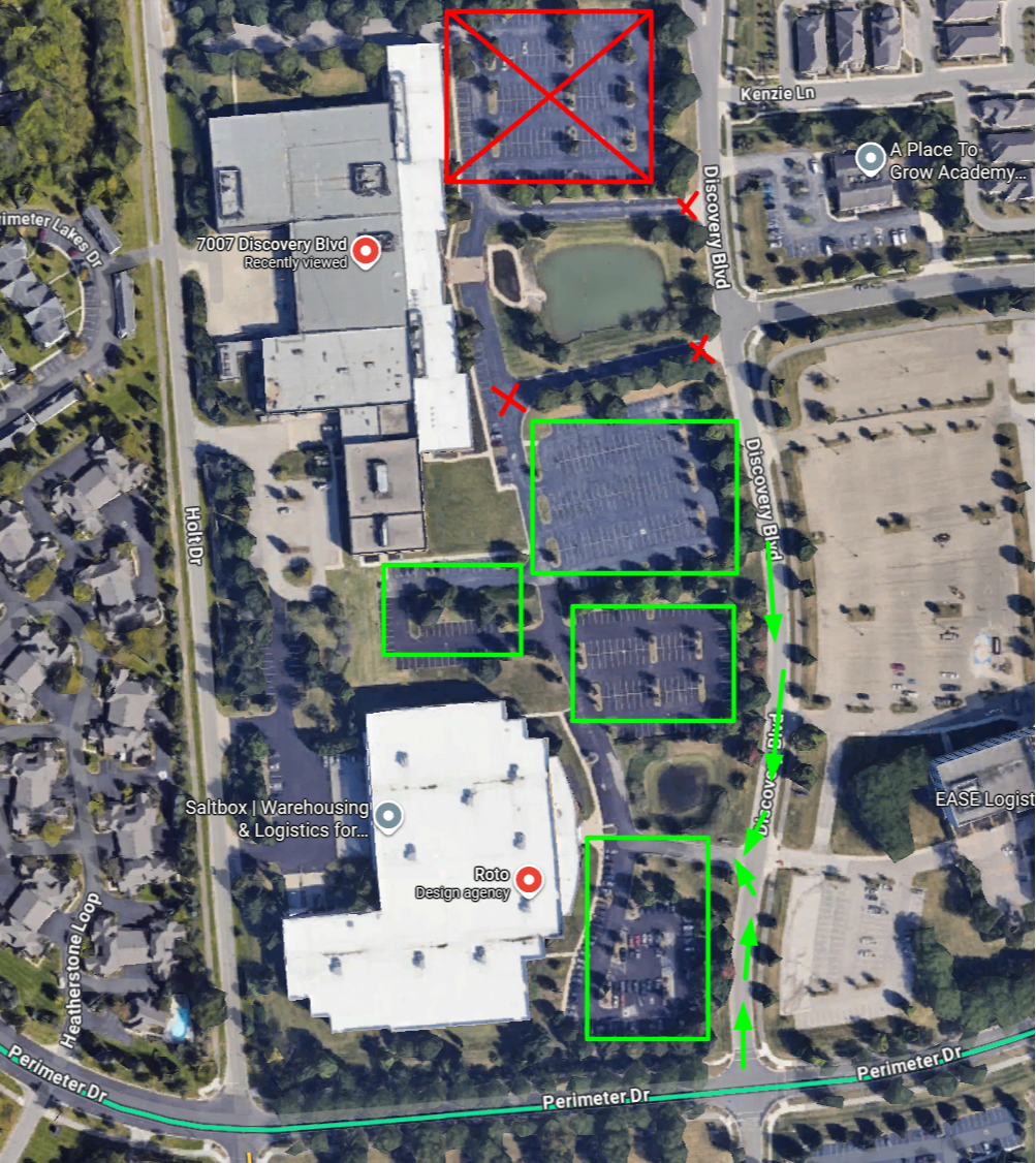 2026 event parking map