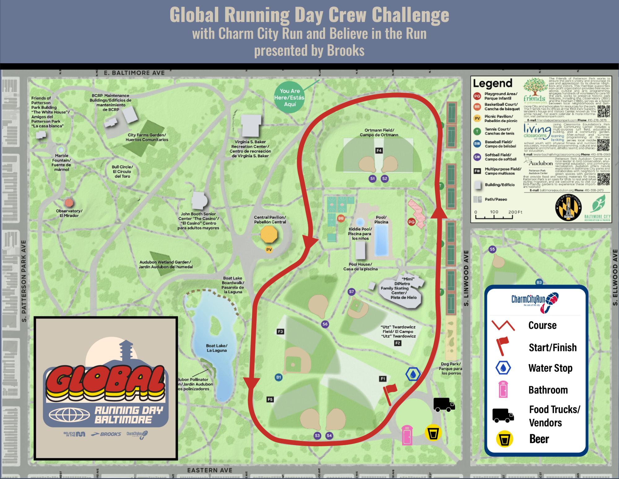Global Running Day Site Map