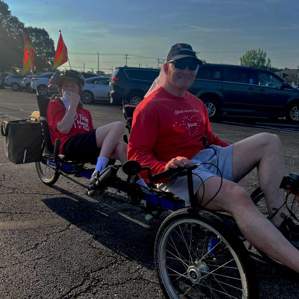 Team Heart & Sole at a Pedal with Pete event