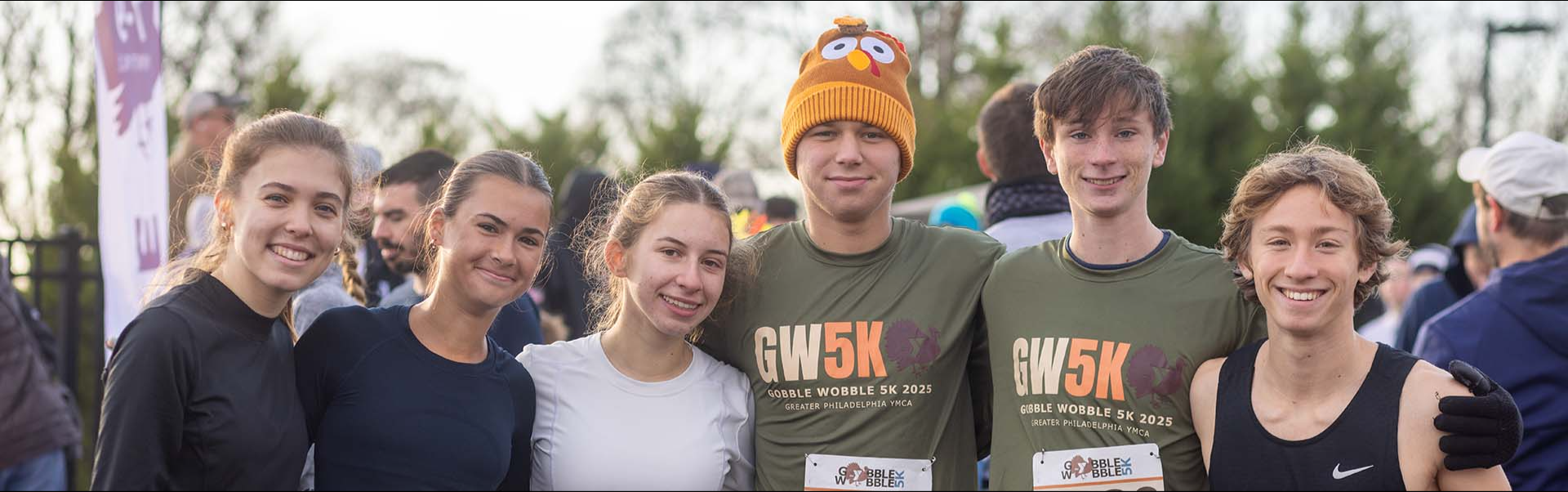 Friends at Gobble Wobble