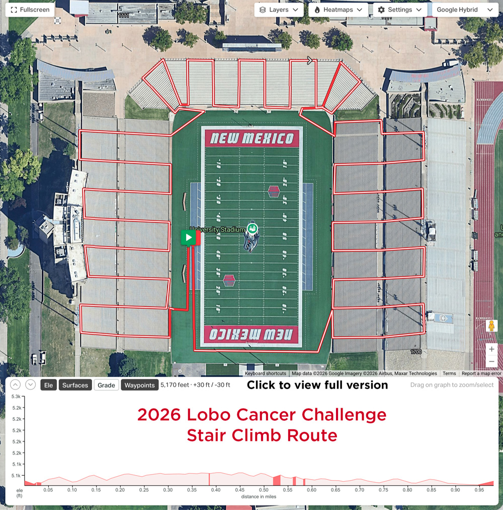 Stair Challenge route image