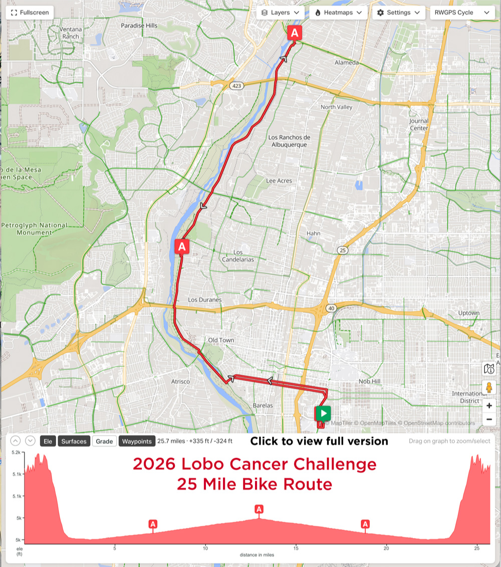 25 mile bike route 2026