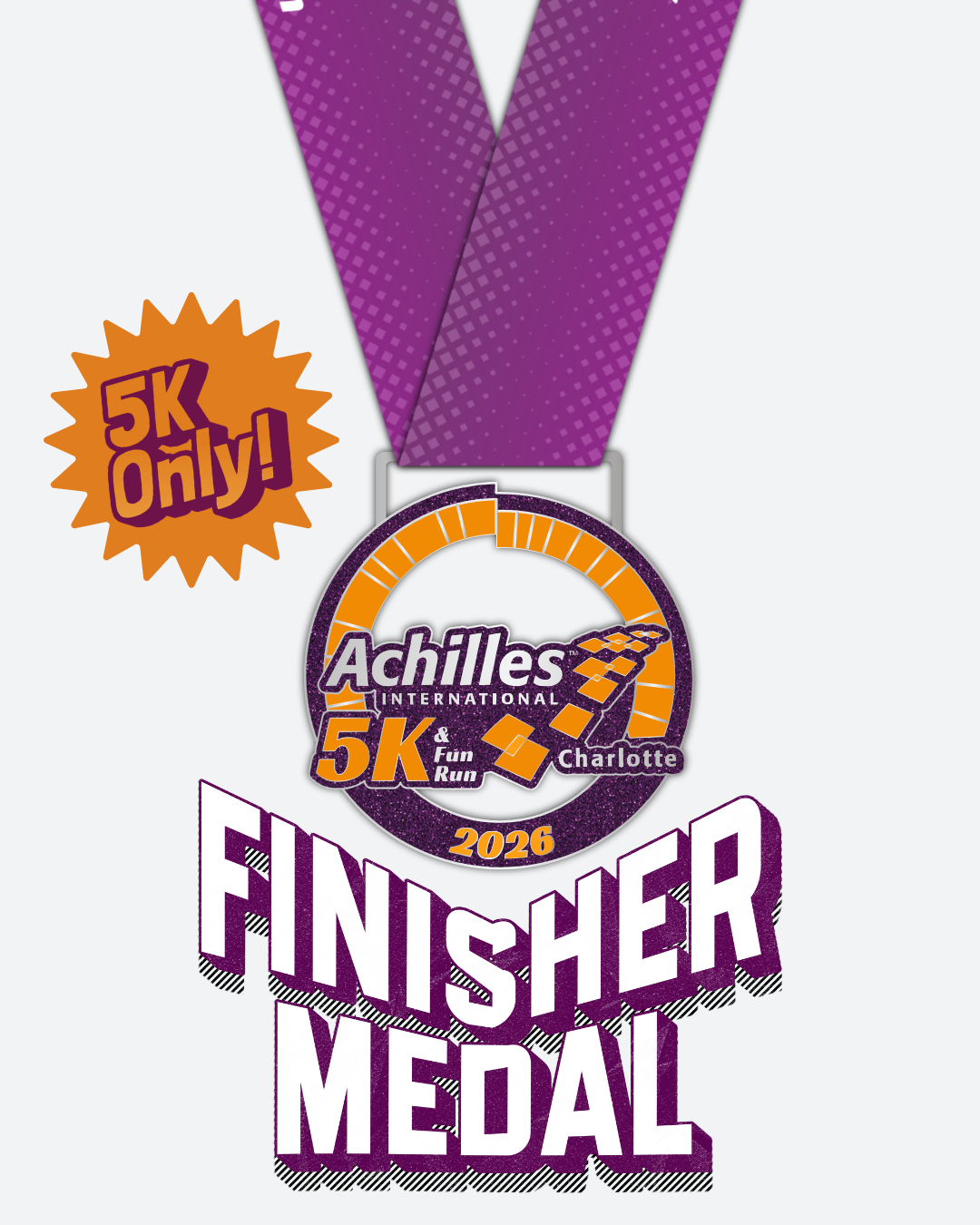 2026 Achilles 5K Finisher Medal