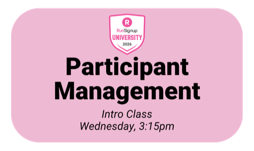 Participant Management