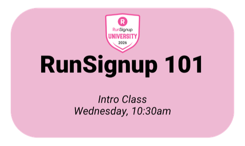 RunSignup 101