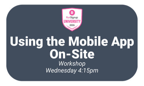Using the Mobile App On-Site