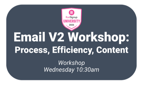 Email V2 Workshop: Process, Efficiency, Content