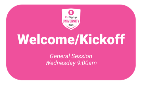 Welcome/Kickoff