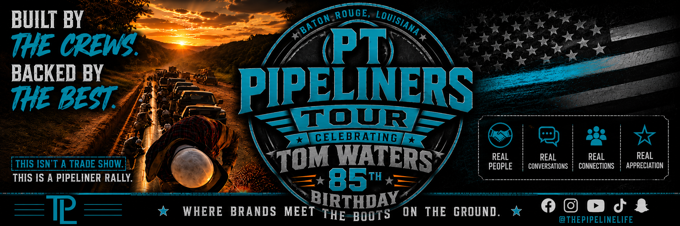 Pipeliners Tour Tom Waters Birthday Baton Rouge