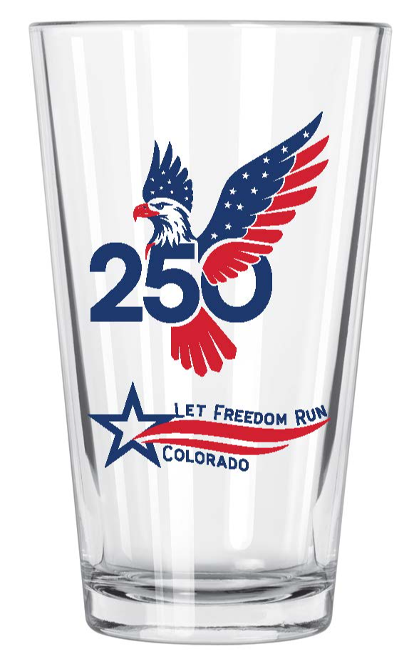 2026 Let Freedom Run Pint Glass