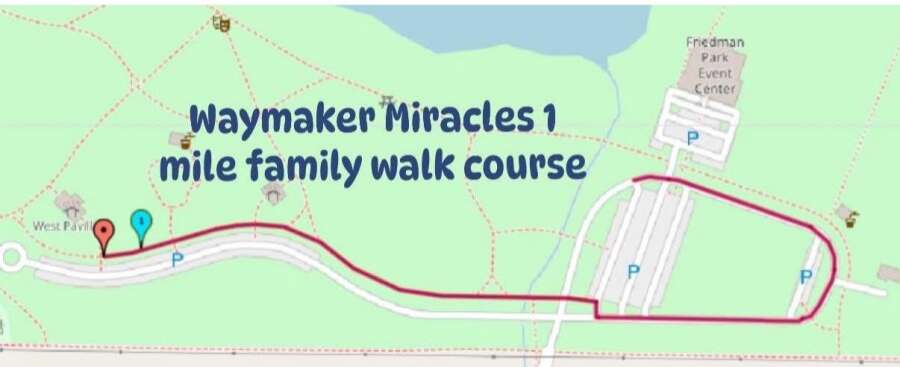 1 mile map