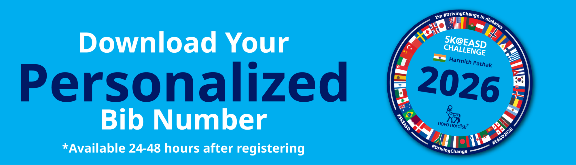 Download Your Personalized Bib Number