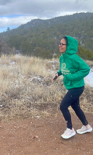 Eglis continues to run in the mountains