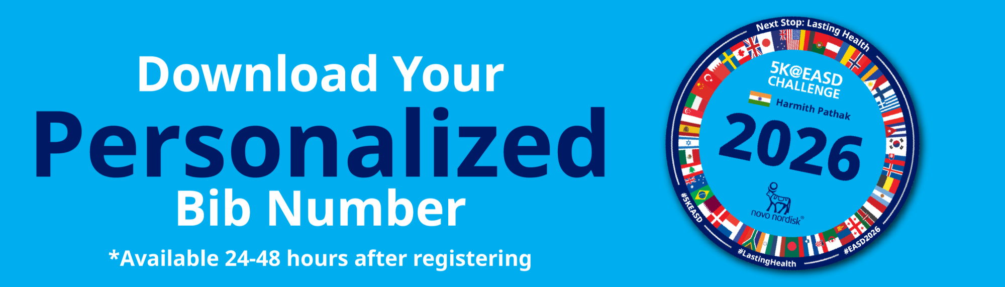 Download Your Personalized Bib Number