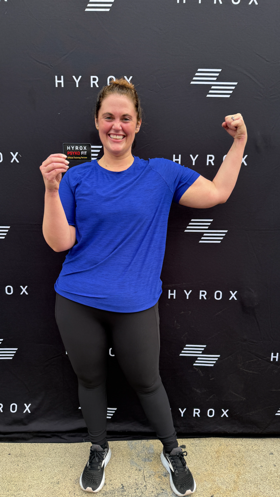 Smiling Hyrox Woman