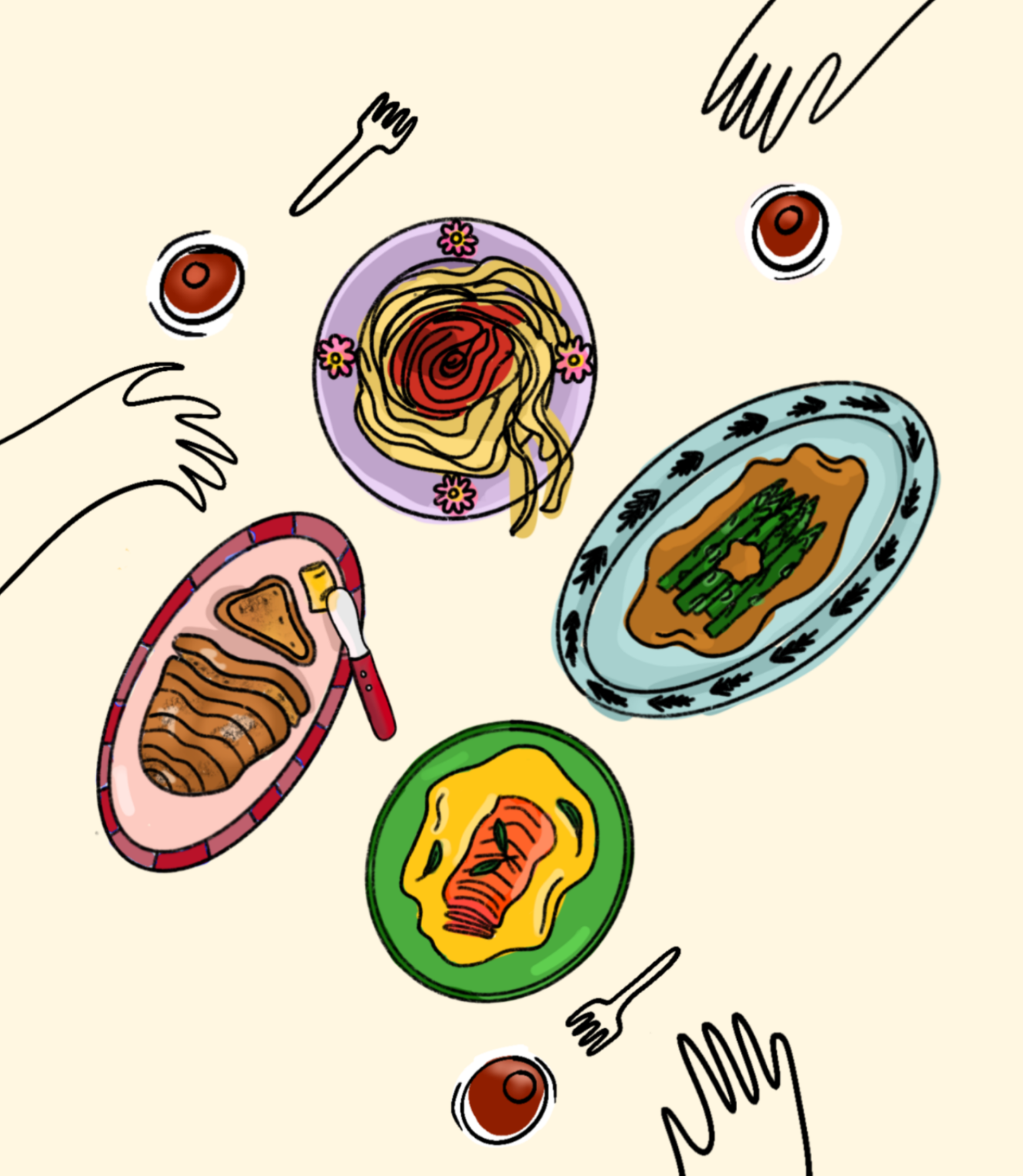 gourmet dinner for four
