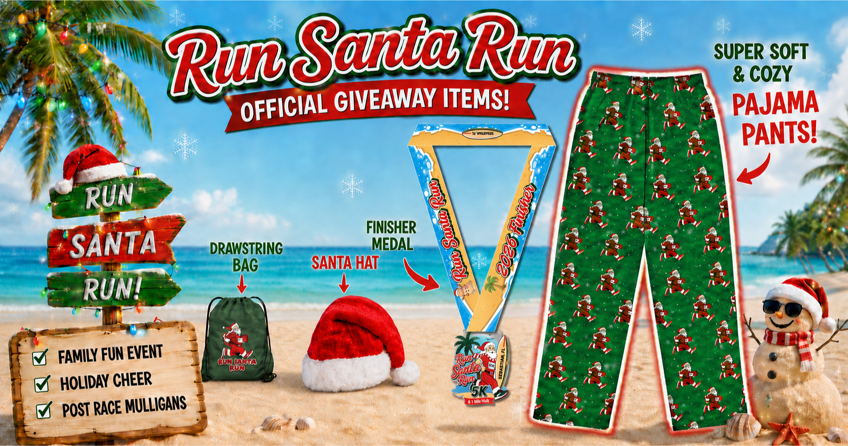 Florida Santa giveaways