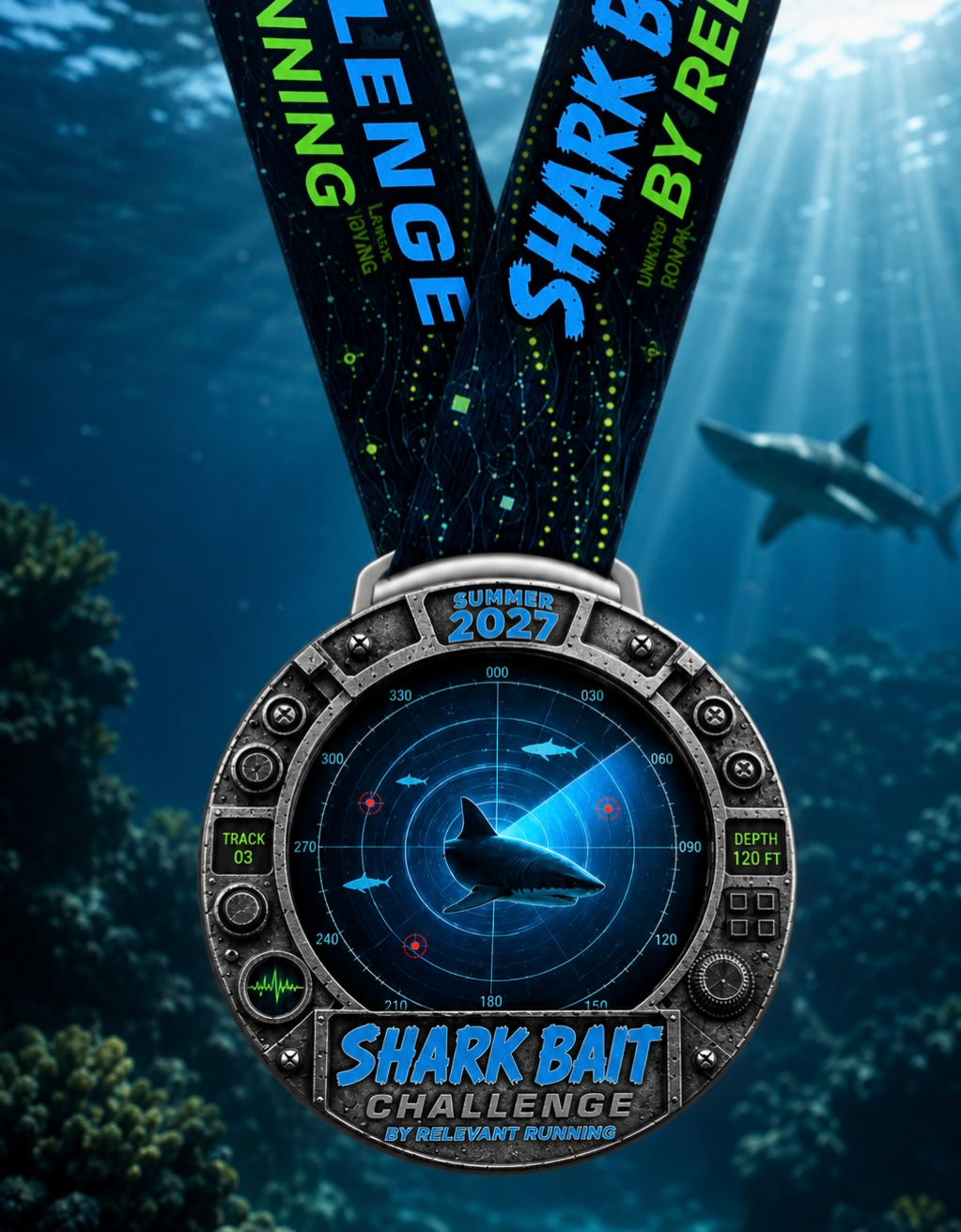 One of a kind, 4 inch custom challenge medal