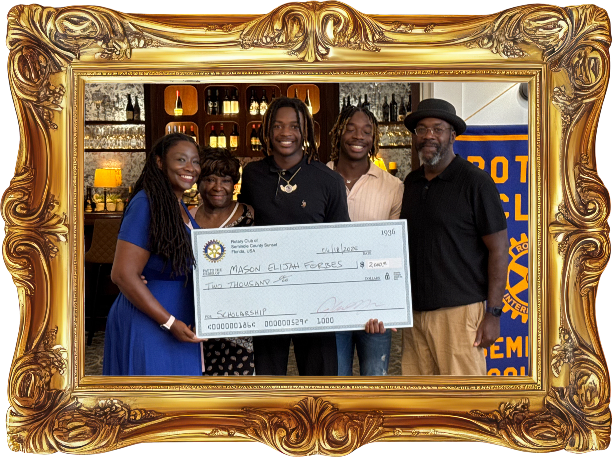 Tiles & Tieras Scholarship Recipient