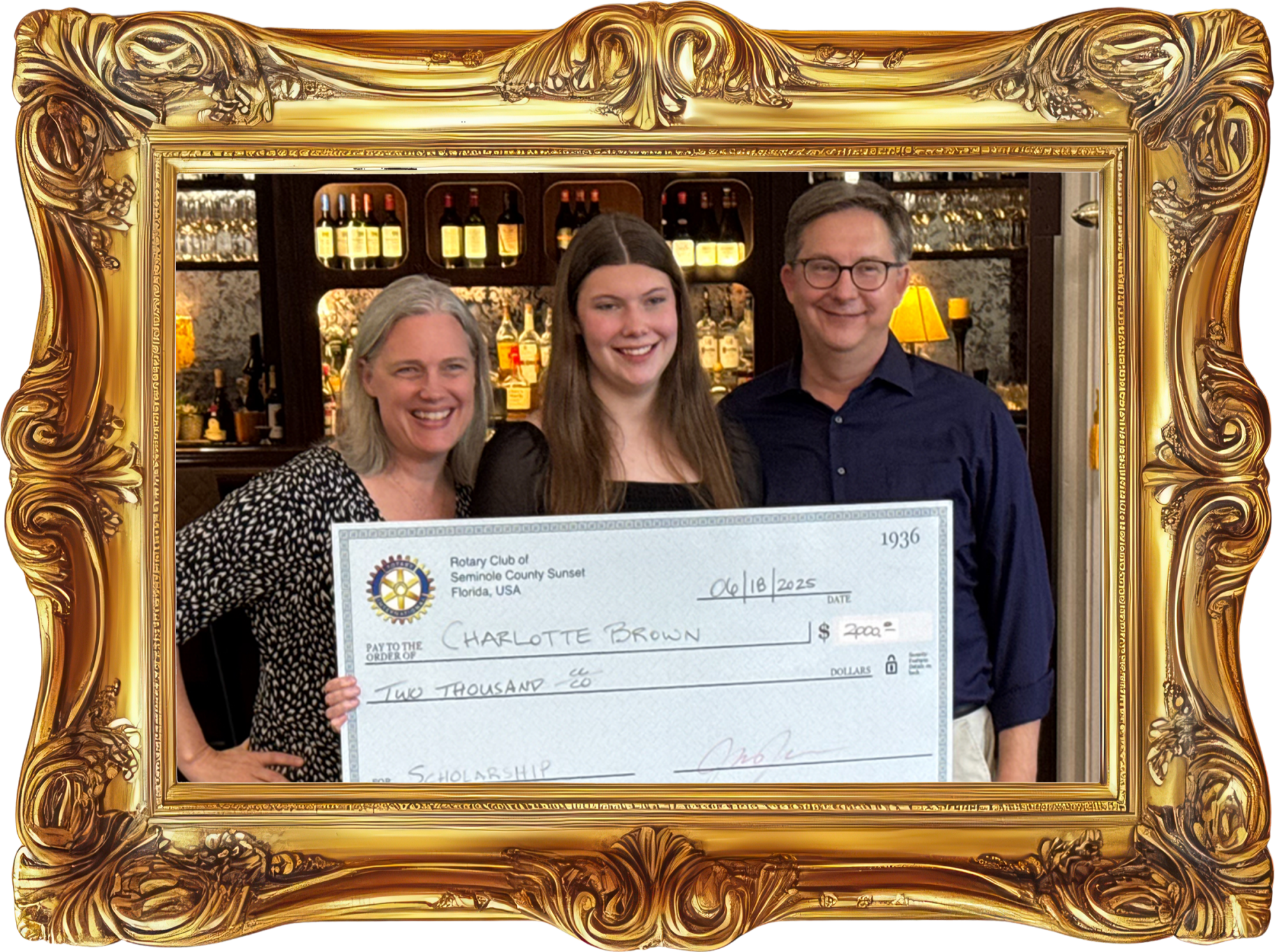 Tiles & Tieras Scholarship Recipient