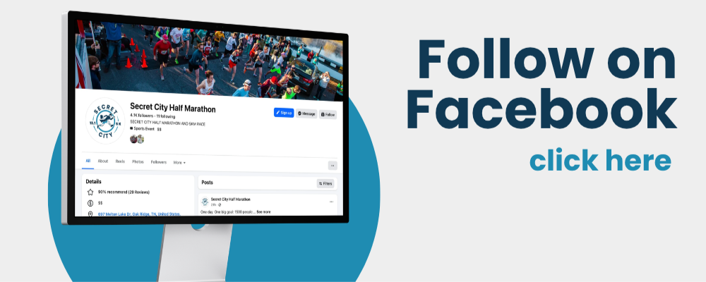 Secret City Half Marathon and 5K Facebook Account