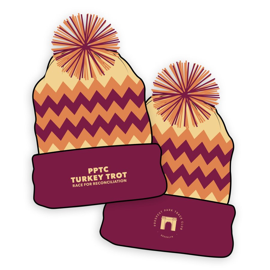 PPTC Turkey Trot Race For Reconciliation Hat Designs