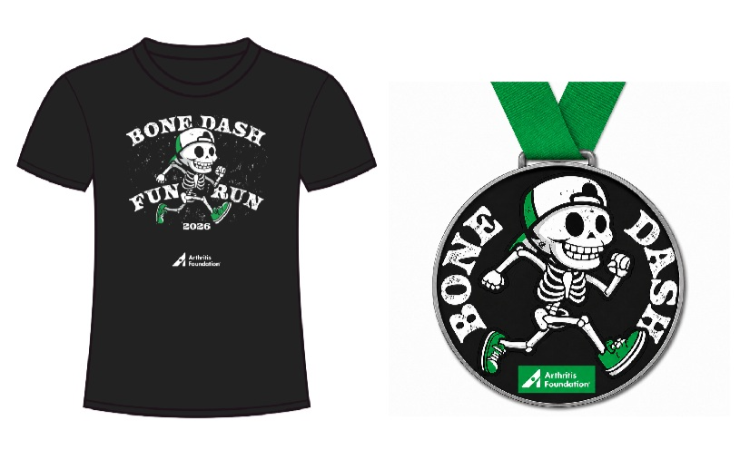 Bone Dash Shirt and Medal
