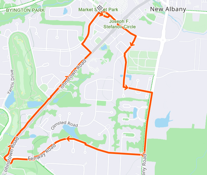 5K Route Map