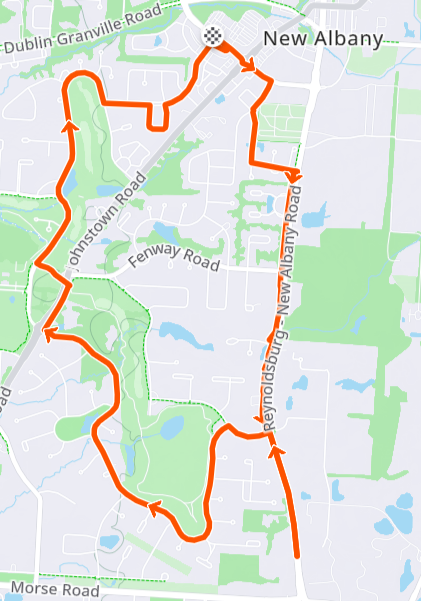 10K route map