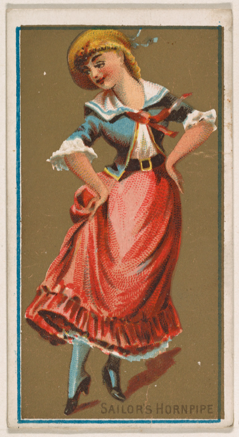 Sailor's Hornpipe, from National Dances (N225, Type 1) issued by Kinney Bros