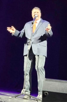 Roger Peterson on stage