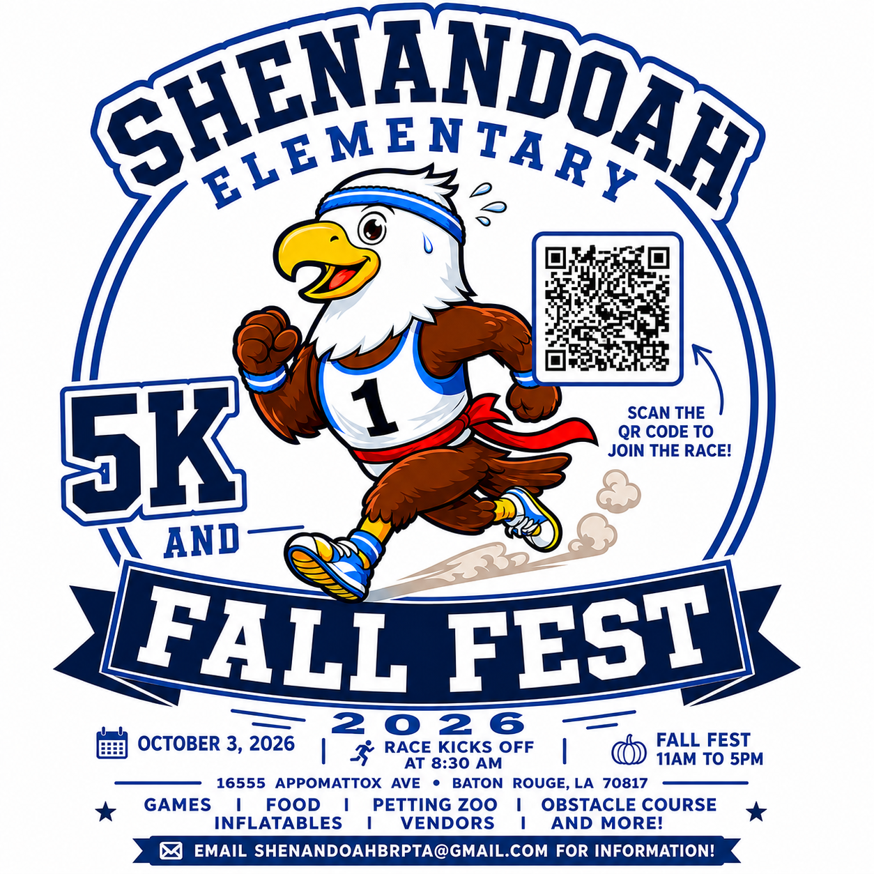 are offering Happy's Running Club 10% off registration through August 31st.  The code is HAPPY10.  After 8/31, the price will increase for the race and will not include a t-shirt.