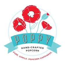 Poppy popcorn logo