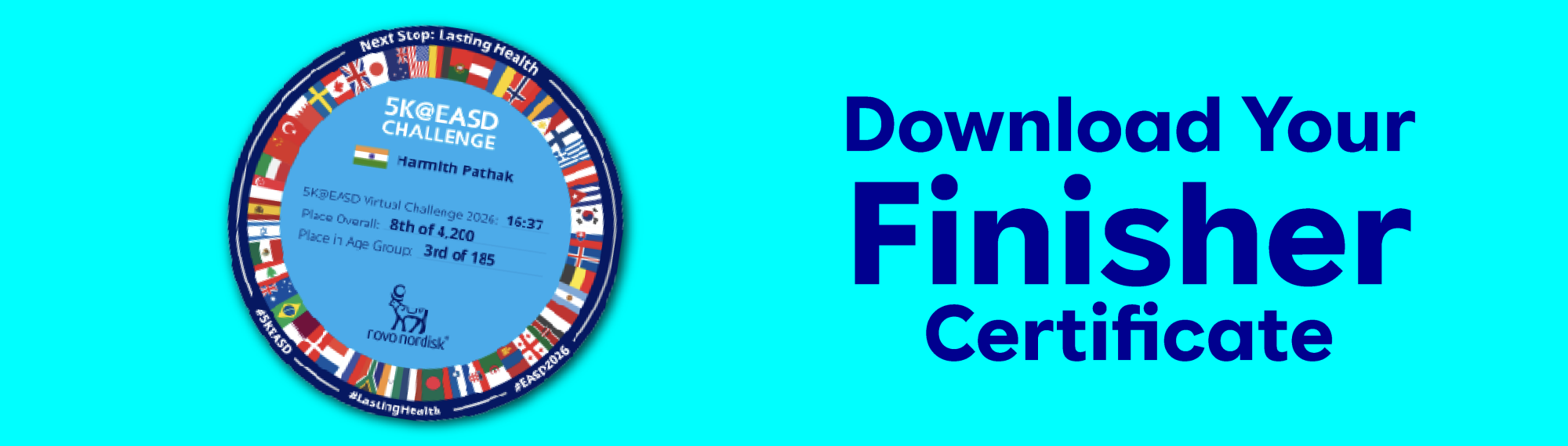 DOwnload Your Finisher Certificate