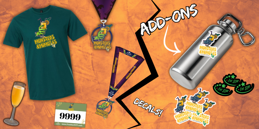 Awards & Goodies, from the Monsters & Mimosas 5K - Windrow Estate Winery page